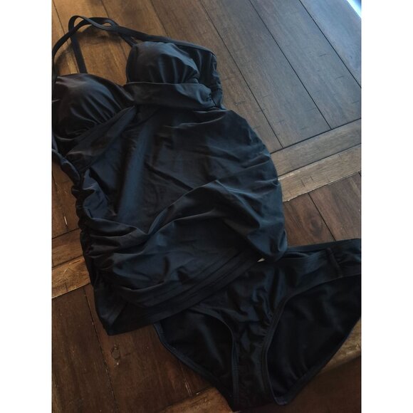 Pinkblush Other - PinkBlush Maternity Black Tankini size L